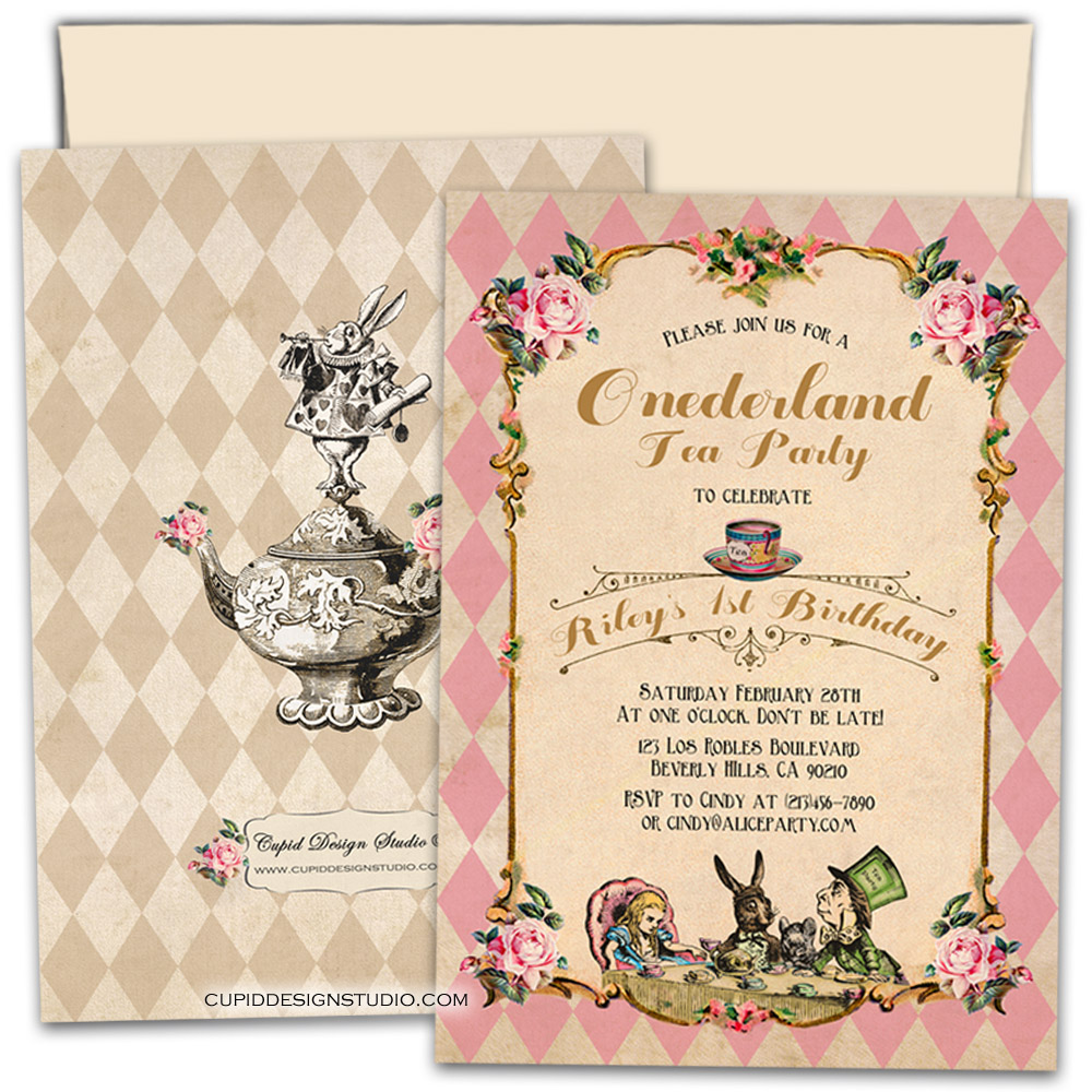 Off With Her Gifts Sign Alice in Wonderland Party Sign Decor Onederlan -  Design My Party Studio
