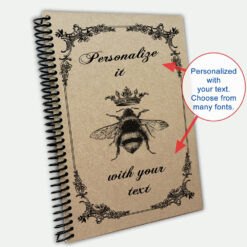 French bee personalized journal